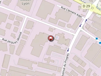 Carte de Isol Rhone à Chassieu