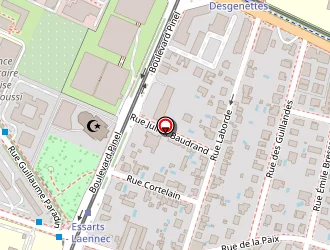 Carte de Hôtel Le Lyon Bron à Bron