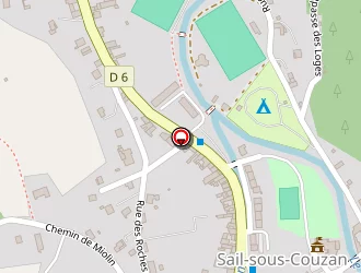 Carte de La Poste à Sail-sous-couzan