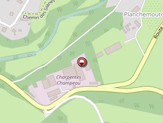 Carte de Champeau à Eymoutiers