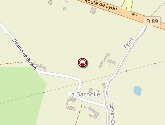 Carte de La Bussinière à Feurs