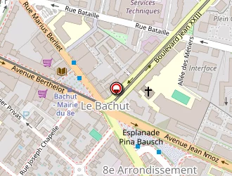 Carte de Pharmacie Du Bachut à Lyon