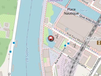 Carte de La Sucrière à Lyon