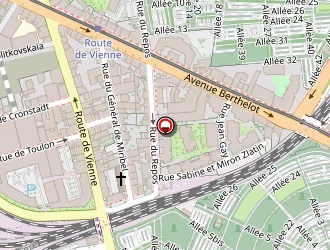 Carte de Institut Olivier De Serres à Lyon