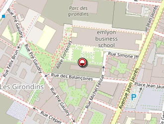 Carte de Park And Suites Elegance à Lyon