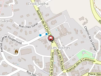 Carte de Centre Equestre à Saint-laurent-de-chamousset