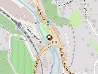 Carte de Evibois à Boën