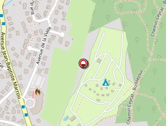 Carte de Camping Le Chanset à Ceyrat