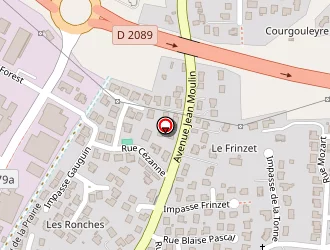 Carte de Gillet Denis à Romagnat