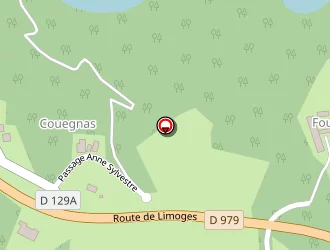 Carte de Guyonnaud à Eymoutiers