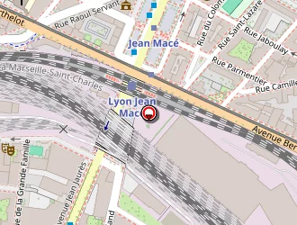 Carte de Fournet-rouvière à Lyon