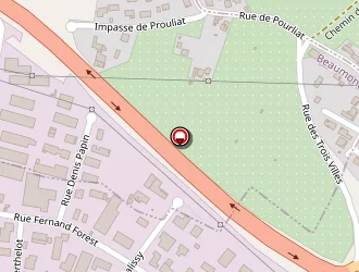 Carte de Lycée Professionnel Roger Claustres à Romagnat