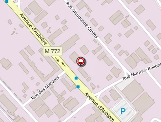 Carte de S.e.v.p Auto Clermont à Cournon-d'auvergne