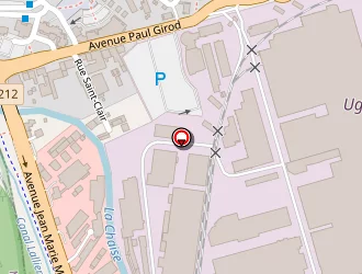 Carte de Leader Price à Ugine