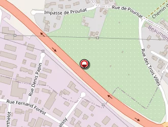 Carte de Auverfroid à Romagnat