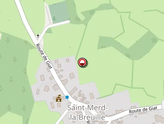 Carte de Agence Postale à Saint-merd-la-breuille