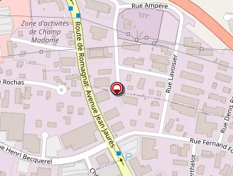 Carte de Cnet 63 à Beaumont