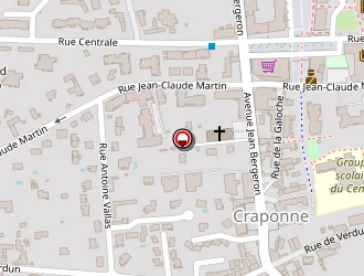 Carte de Pro-pose Plomberie à Craponne