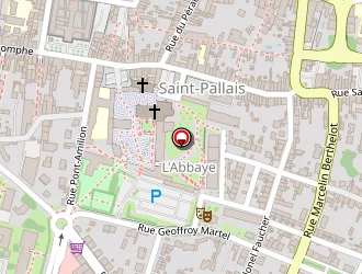 Carte de C.c.a.s (centre Communal D'action Sociale) à Saintes