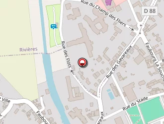 Carte de Piscine à Rochefoucauld (la)