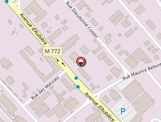 Carte de Glazing Centre à Cournon-d'auvergne