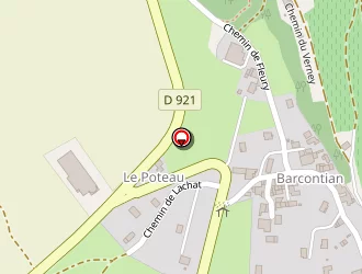 Carte de Justin Guy (earl) à Jongieux