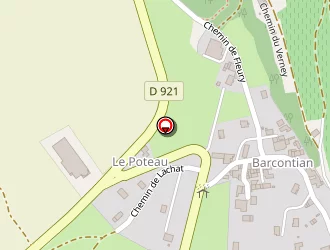 Carte de Cellier De Sordan à Jongieux