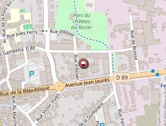 Carte de Satellite à Feurs