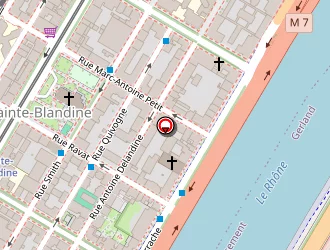 Carte de A.j.m Kinès Balnéo à Lyon