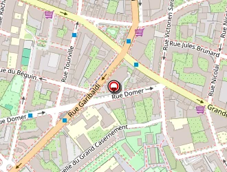 Carte de Galland Bernard à Lyon