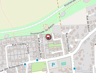 Carte de Restaurant Scolaire Pradel à Chassieu