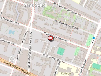 Carte de Hôtel Du Nord à Lyon