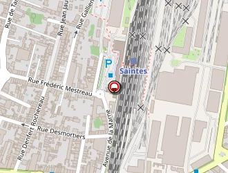 Carte de Poirier Coiffure à Saintes