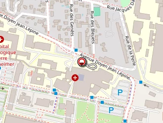 Carte de Hôtel Ibis Lyon Est Bron à Bron