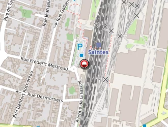 Carte de La Boulange à Saintes