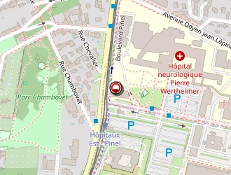 Carte de Centre Hémodialyse à Lyon