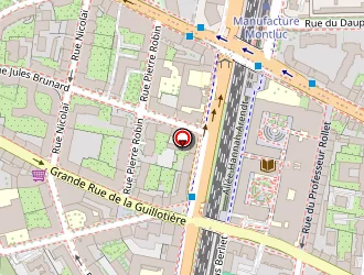 Carte de Salle Pierre à Lyon