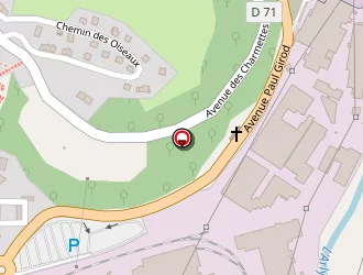 Carte de Cézus à Ugine