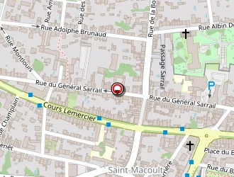 Carte de Callaud Philippe à Saintes