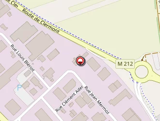 Carte de Auverglace à Cournon-d'auvergne