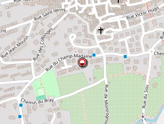 Carte de Vagau à Beaumont