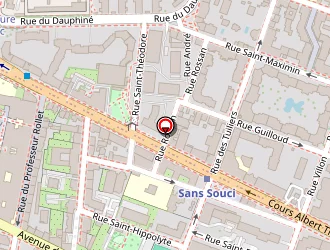 Carte de Red House à Lyon