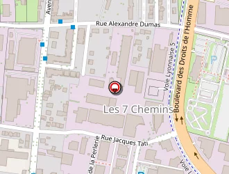 Carte de Construction Rhône à Vaulx-en-velin