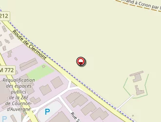 Carte de Détercentre Cléor à Cournon-d'auvergne