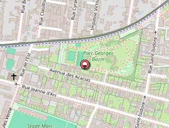 Carte de Square Habitat Montchat à Lyon