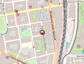 Carte de C-r-o-u-s (résidences Restaurants Et Cafétérias Universitaires) à Lyon