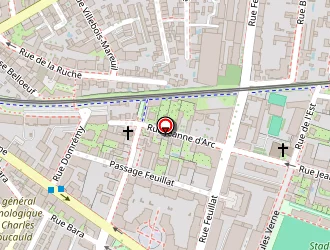 Carte de Claire Blanchoz à Lyon