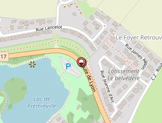 Carte de E.v.m.g. à Tignieu-jameyzieu