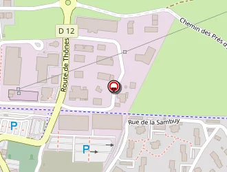 Carte de Ast 74 à Faverges