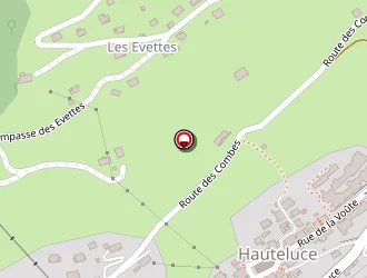 Carte de La Legette à Hauteluce